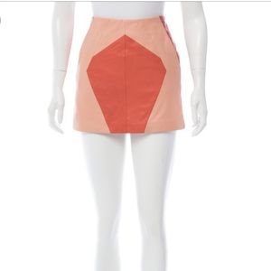 Maje leather skirt